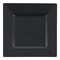 Smarty Had A Party 4.5" Black Square Plastic Pastry Plates (240 plates), 240PK 704-CASE - alternate 2